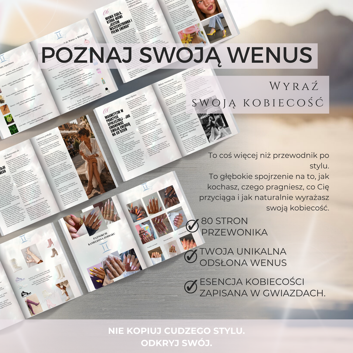 Księga Energii i Stylizacji Wenus w Bliźniętach  Ucieleśnij swoją kobiecą energię poprzez styl, wygląd i astrologię