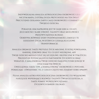 HOROSKOP DLA DZIECKA | Holistyczna analiza astropsychologiczna AUDIO