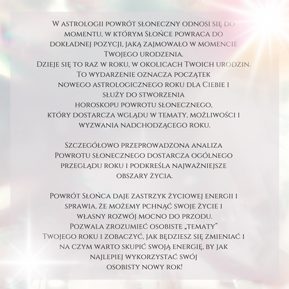 SOLARIUSZ | Szczegółowa analiza astropsychologiczna AUDIO