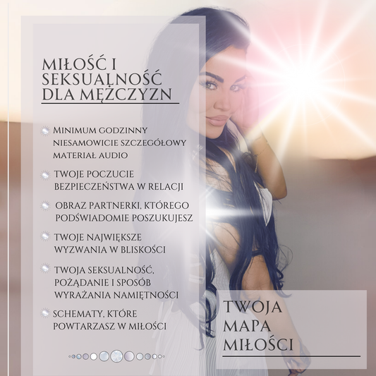 MIŁOŚĆ I SEKSUALNOŚĆ DLA MĘŻCZYZN | Twoja mapa miłości, potrzeb i nieświadomych wzorców Wielowarstwowa analiza astropsychologiczna AUDIO