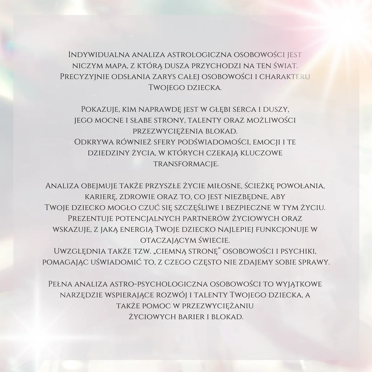 HOROSKOP DLA DZIECKA | Holistyczna analiza astropsychologiczna PDF
