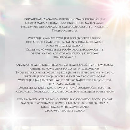 HOROSKOP DLA DZIECKA | Holistyczna analiza astropsychologiczna PDF